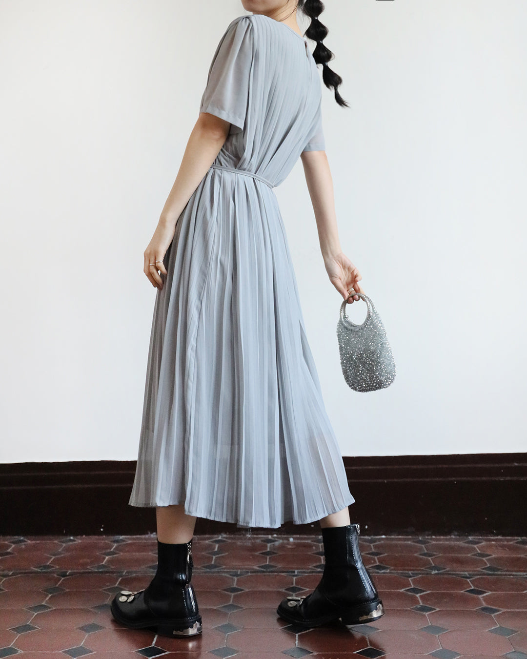 Pleated Dress ( 2 Color)