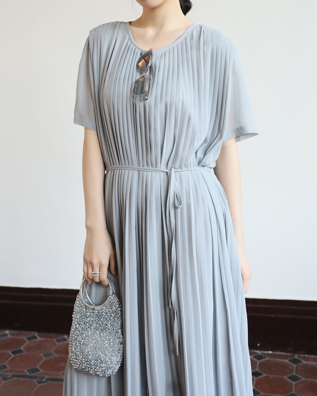 Pleated Dress ( 2 Color)