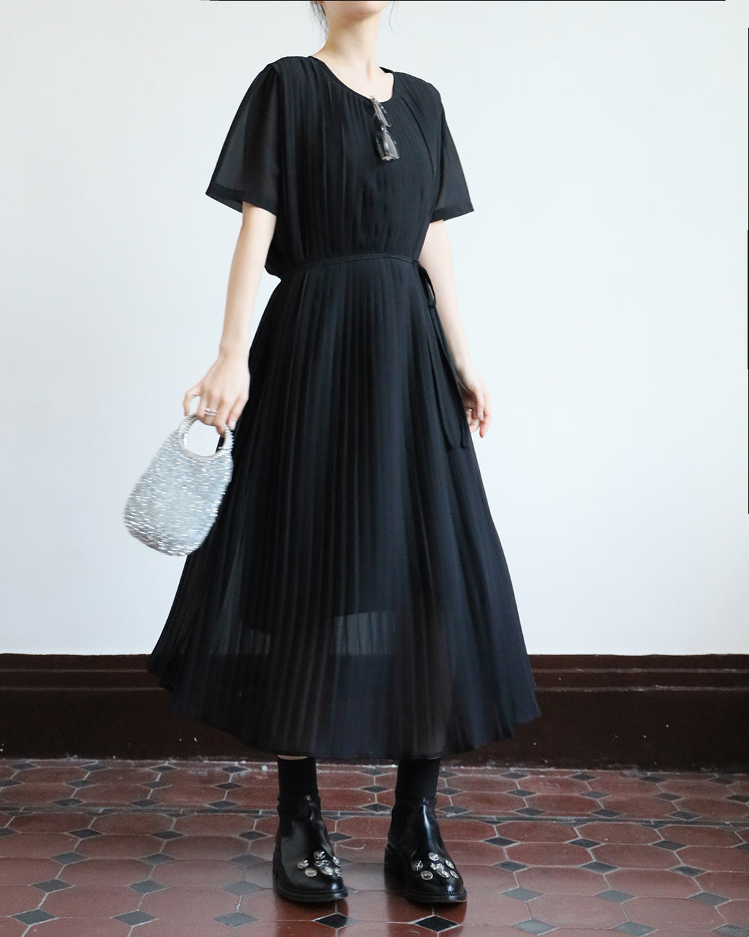 Pleated Dress ( 2 Color)