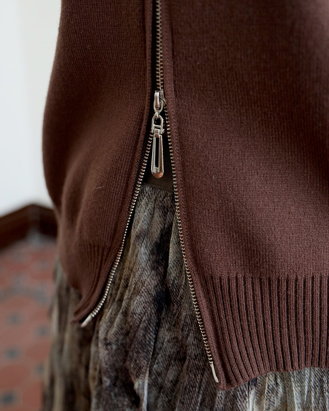 Double Zips Cardigan (2 colors)