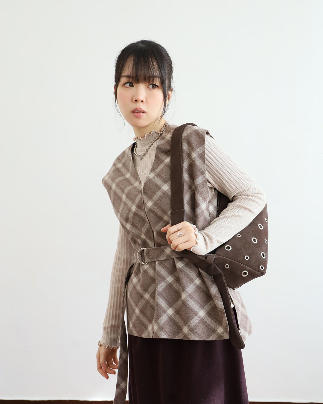 Ruffle Trim Ribbed Top (5 colors)