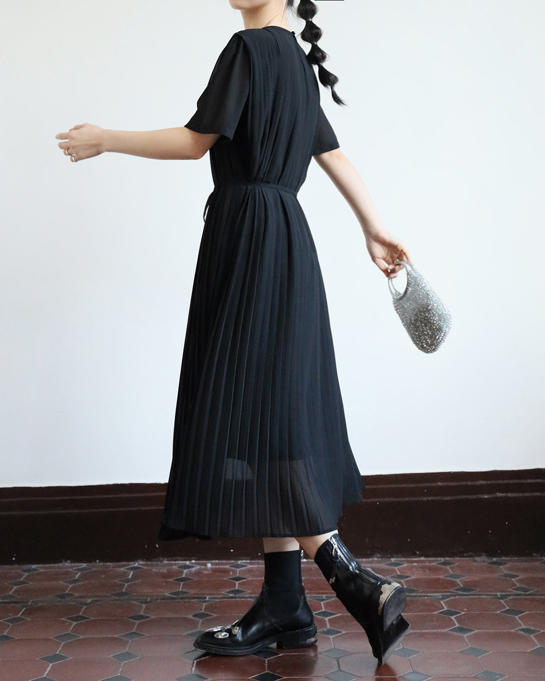 Pleated Dress ( 2 Color)