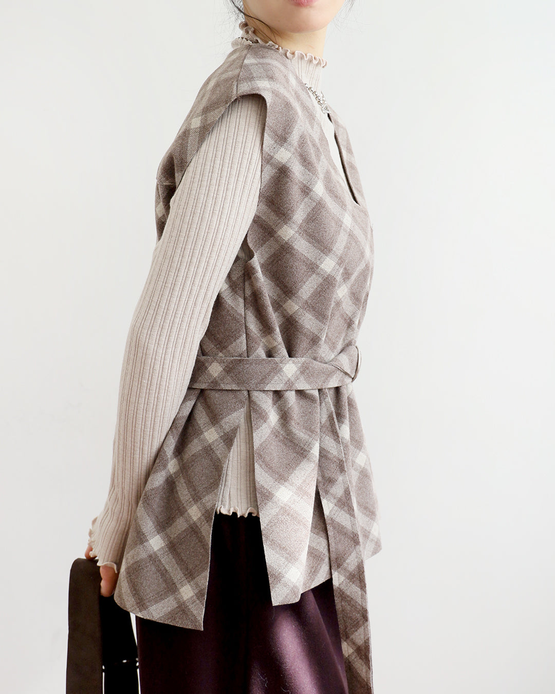 Ruffle Trim Ribbed Top (5 colors)