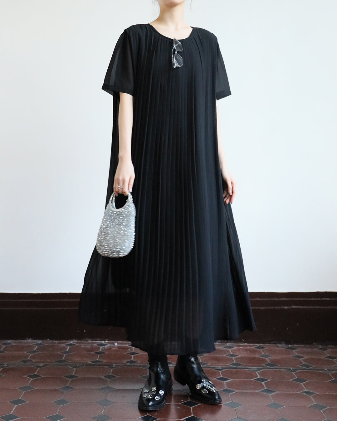 Pleated Dress ( 2 Color)