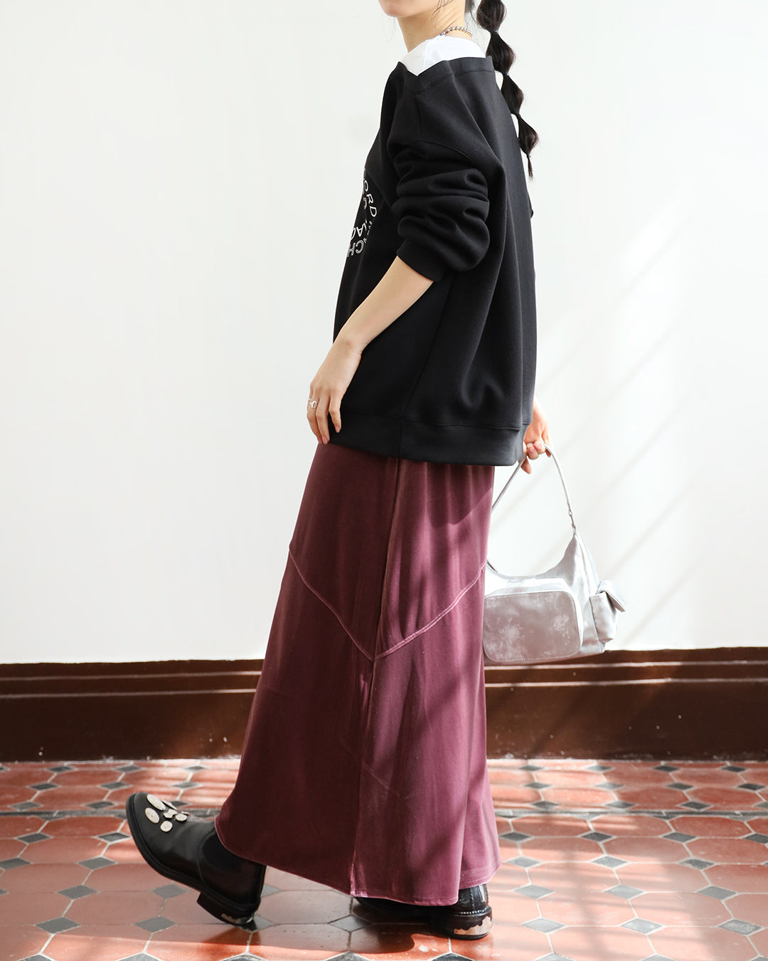 Velvet Maxi Skirt (2 colors)