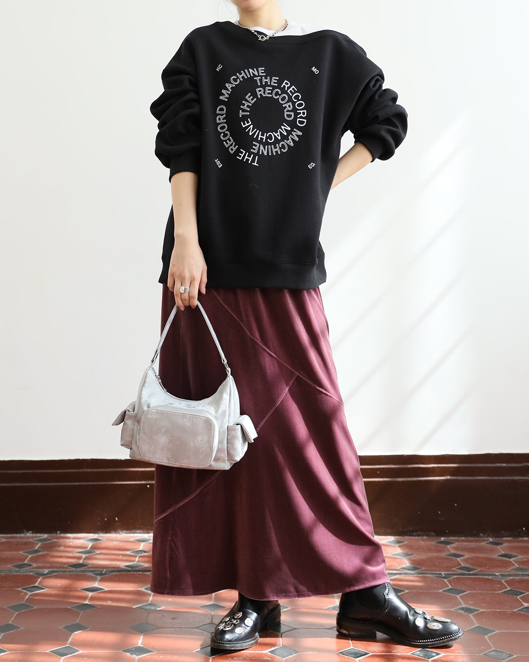 Velvet Maxi Skirt (2 colors)