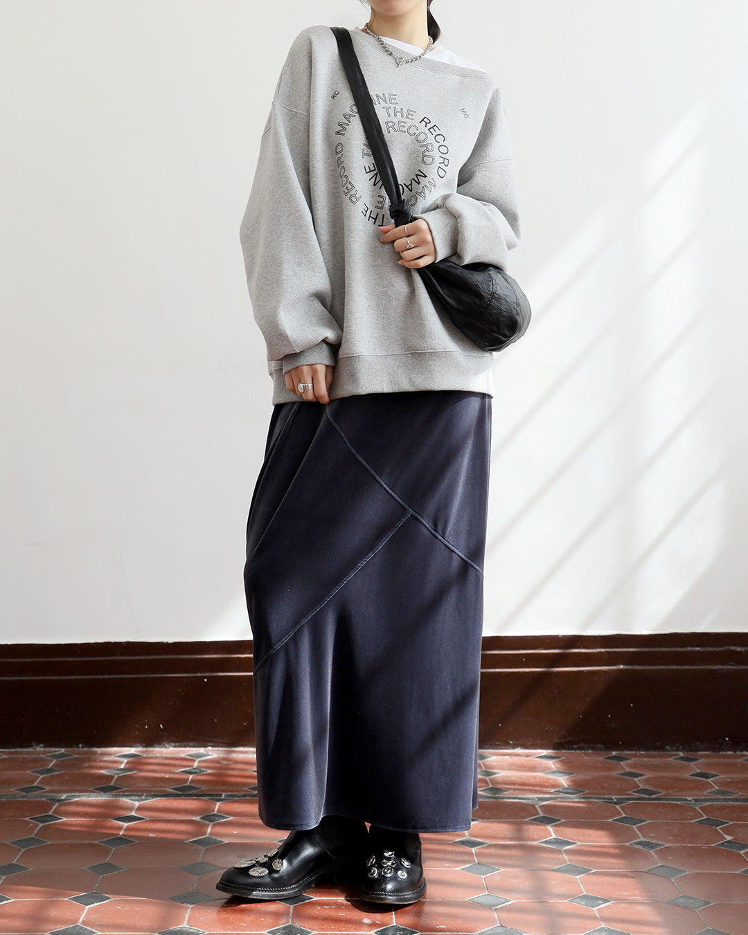 Velvet Maxi Skirt (2 colors)