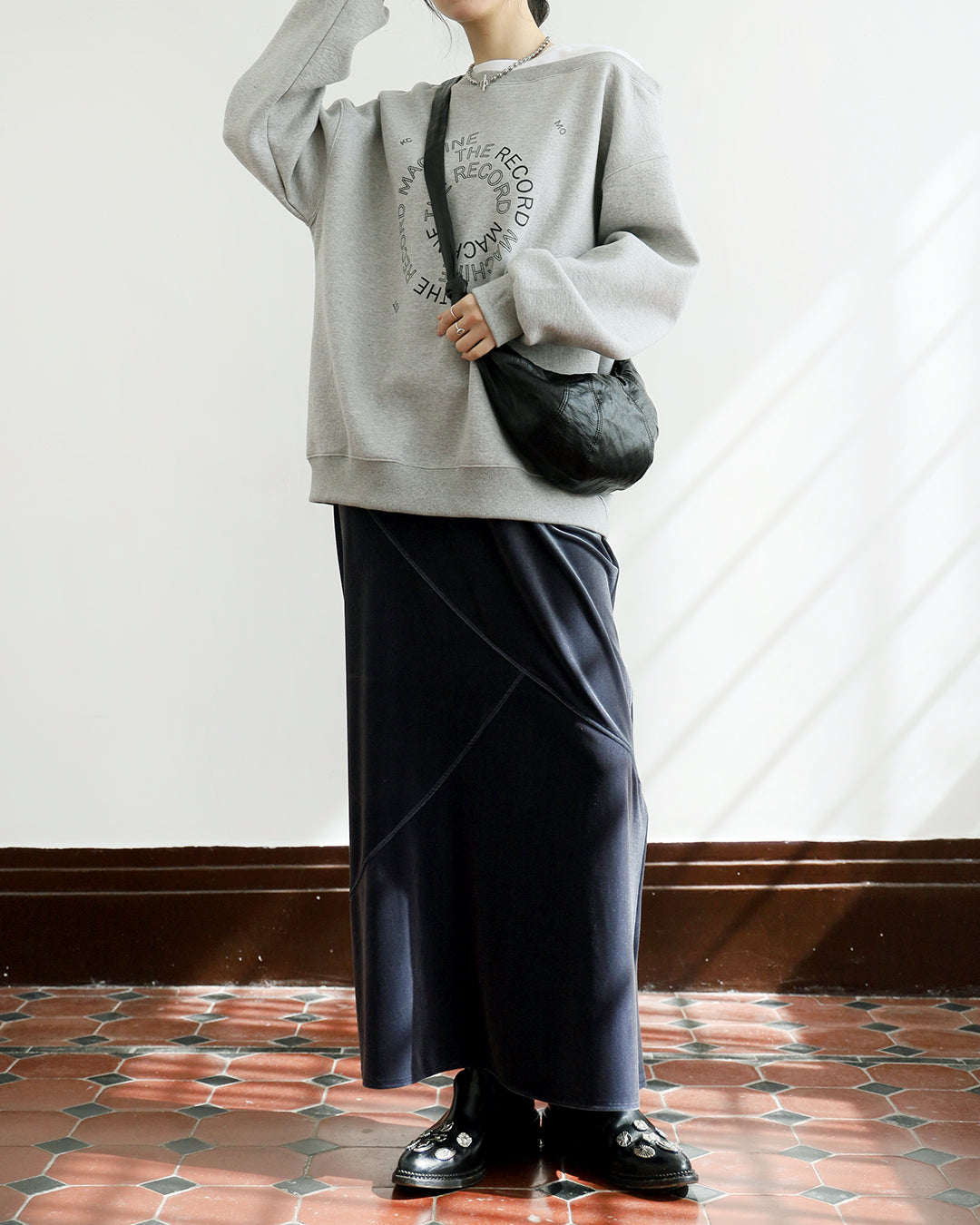 Velvet Maxi Skirt (2 colors)