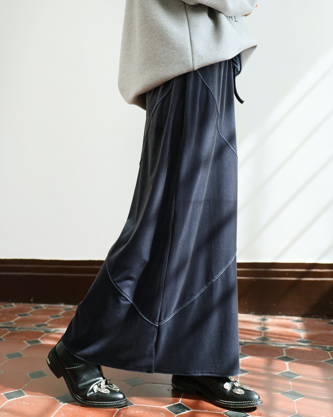 Velvet Maxi Skirt (2 colors)