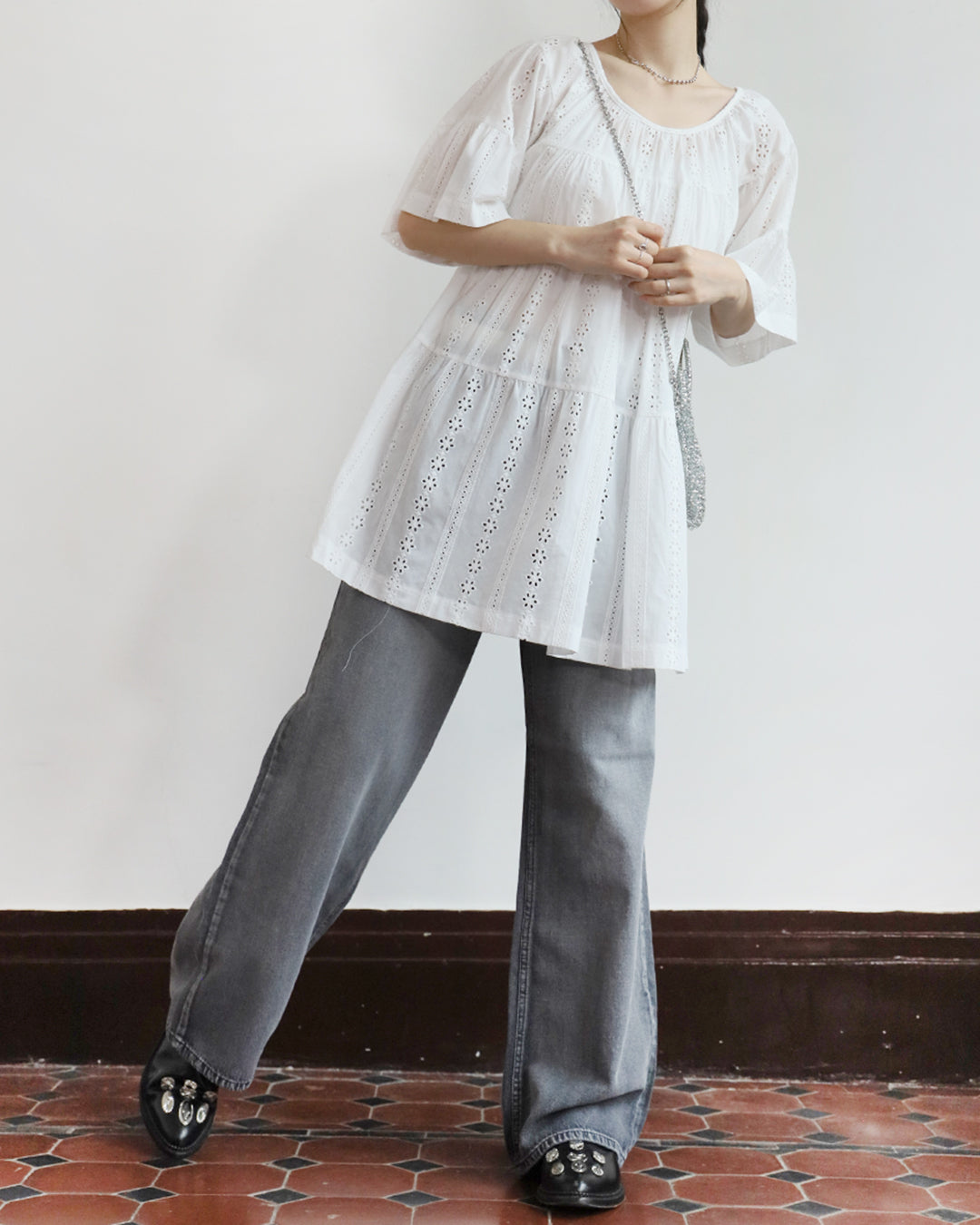 Broderie Swing Top (2 colors)