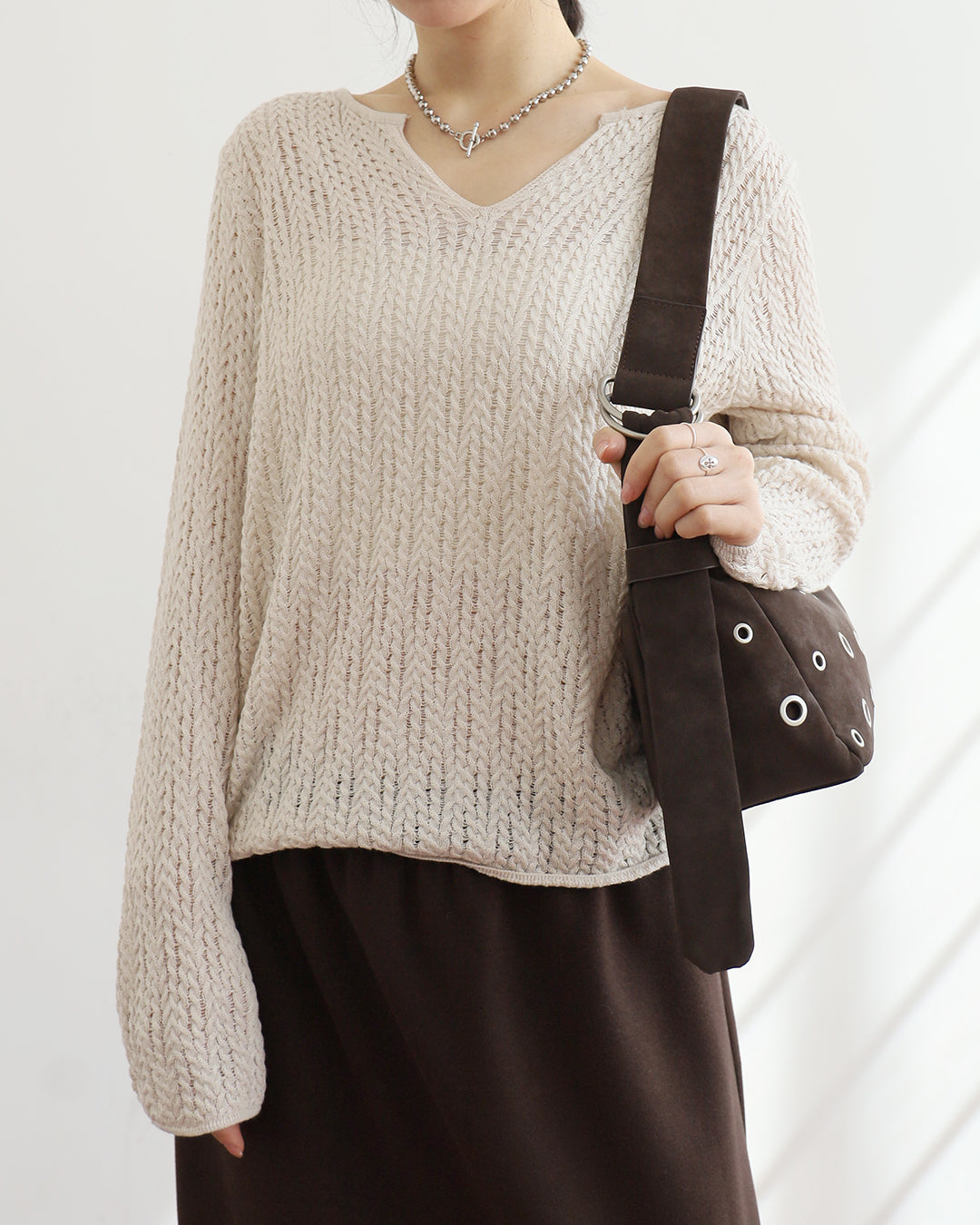 V-Neck Braided Top (5 colors)