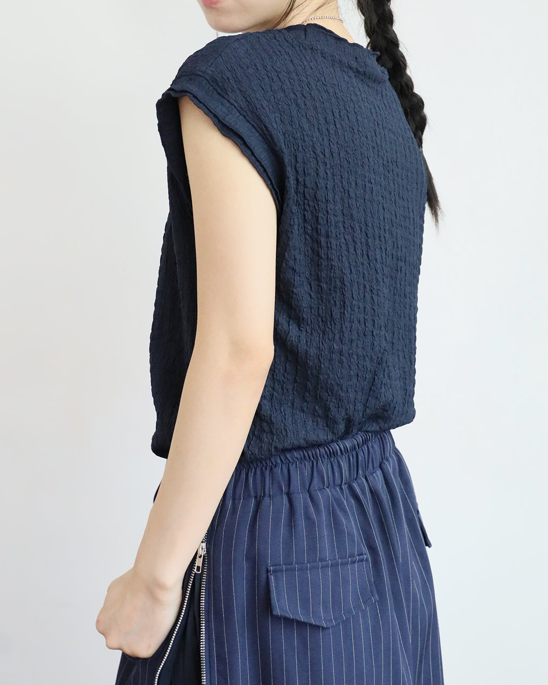 *Basic Crinkle Vest (7 colors)