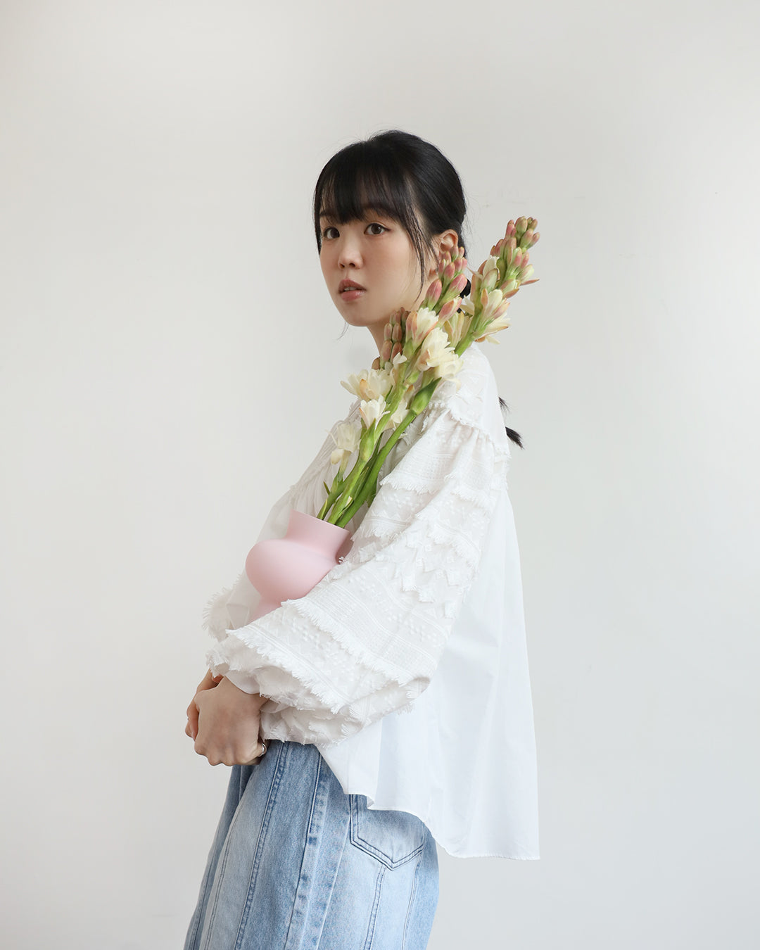 Embroidery Swing Top (2 color)
