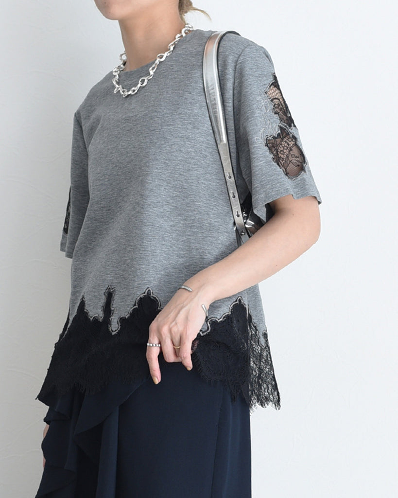 Japan Brand - Lace Inserted Tee
