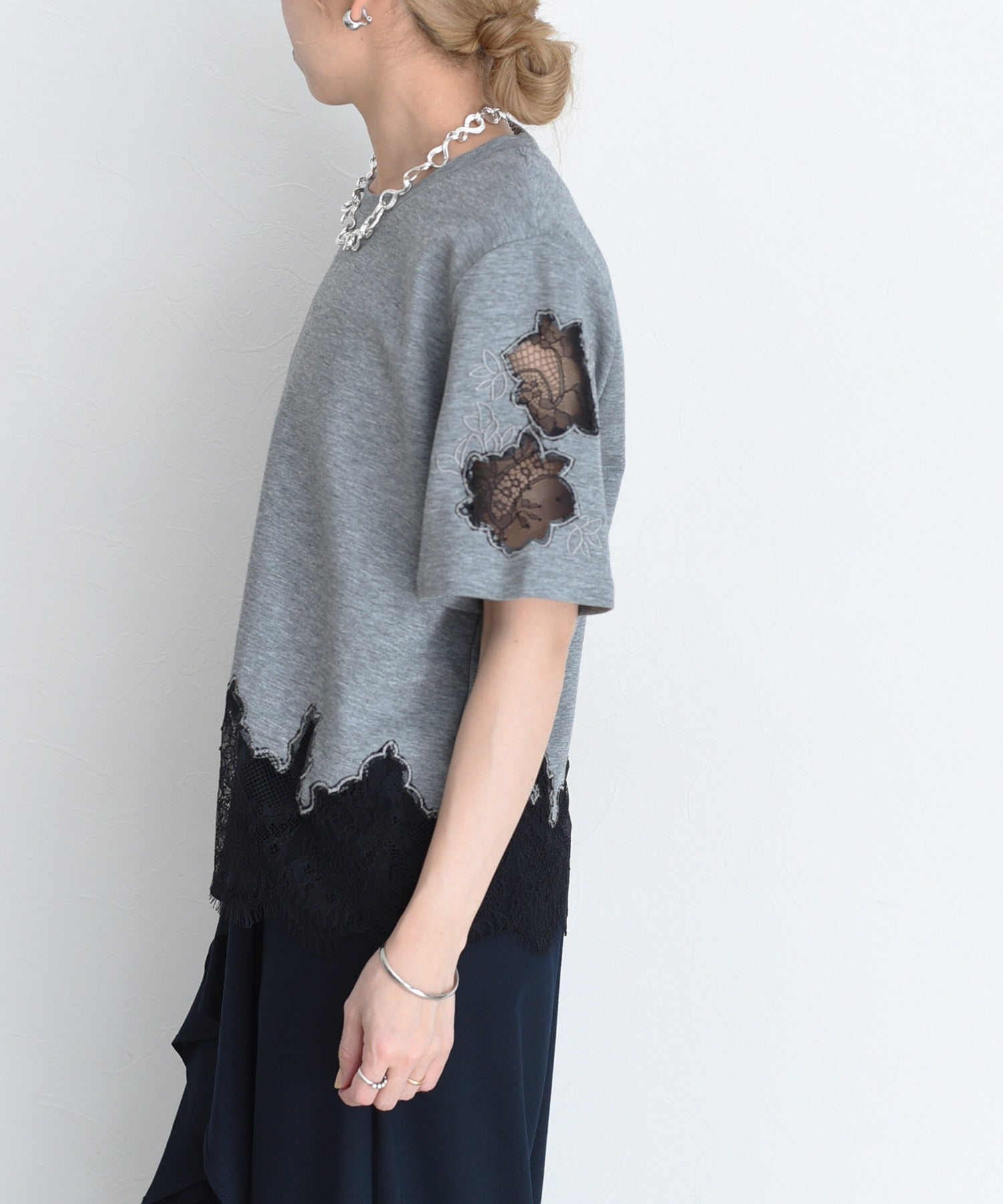 Japan Brand - Lace Inserted Tee