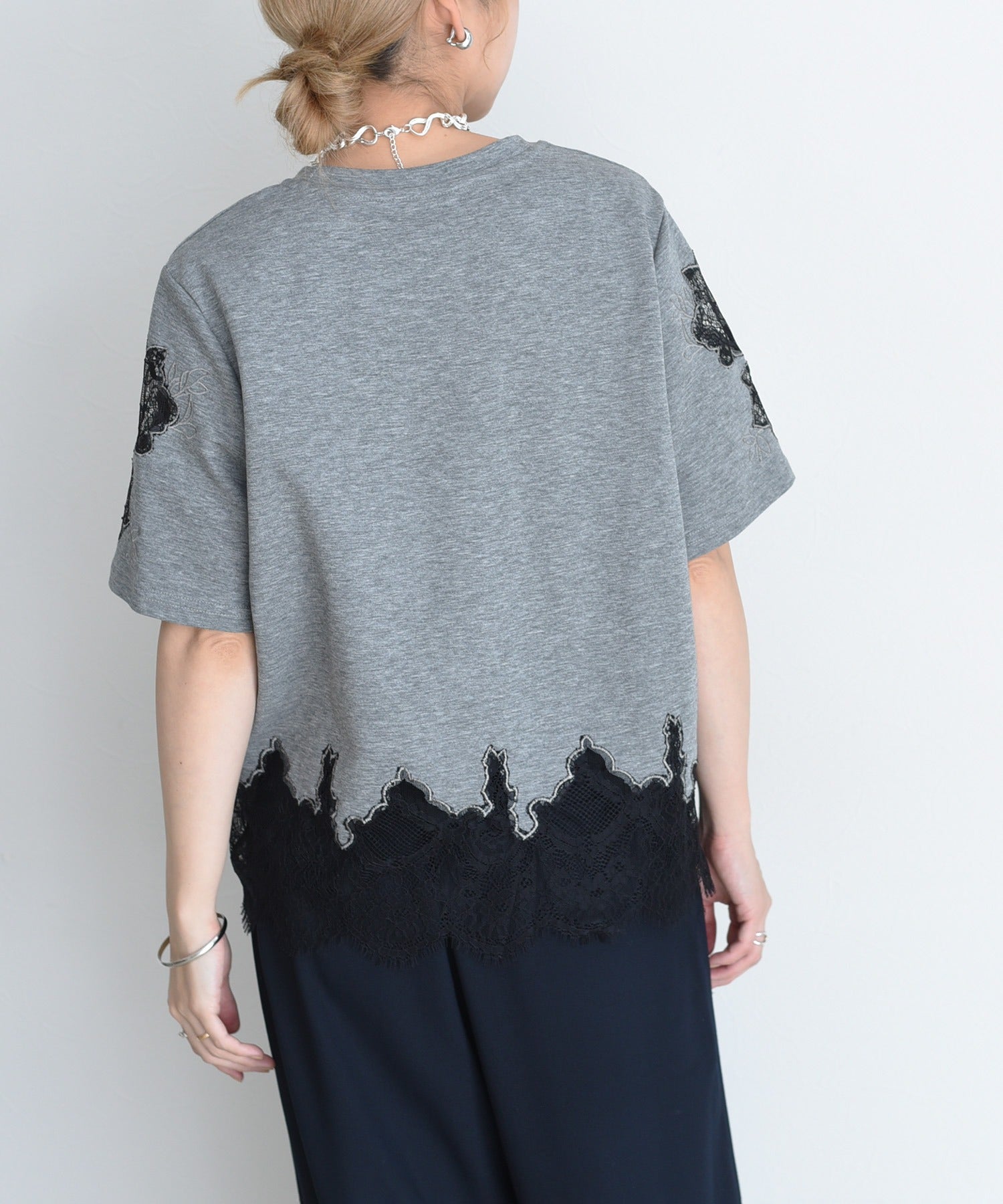 Japan Brand - Lace Inserted Tee