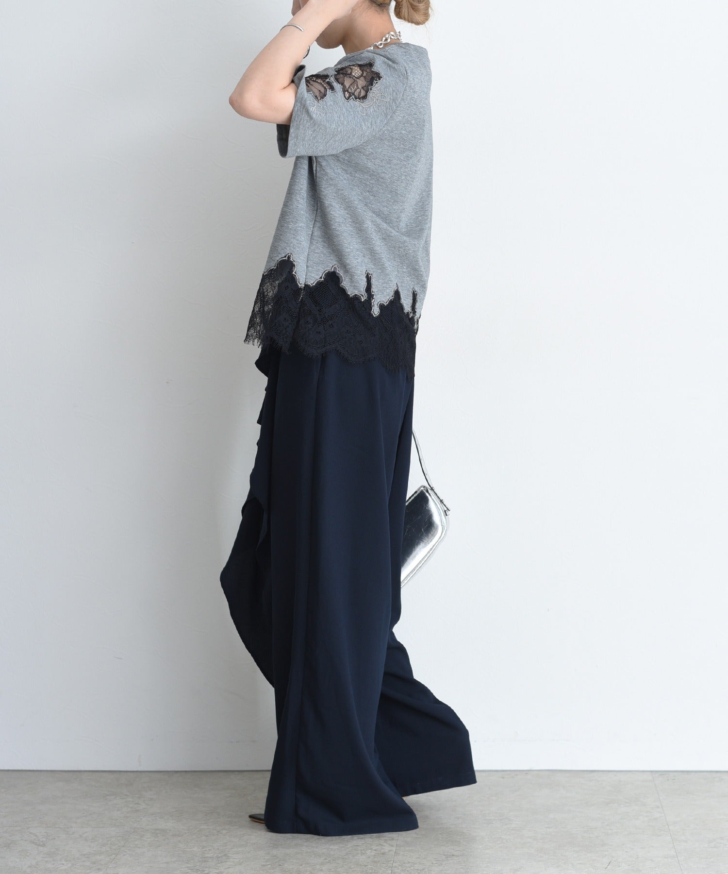 Japan Brand - Lace Inserted Tee