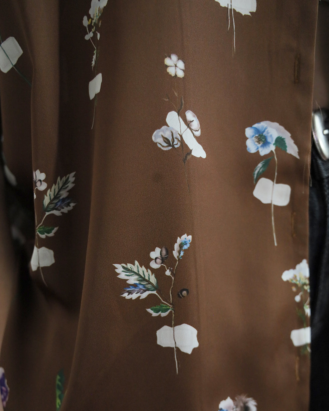 Silky Floral Shirt (2 colors)