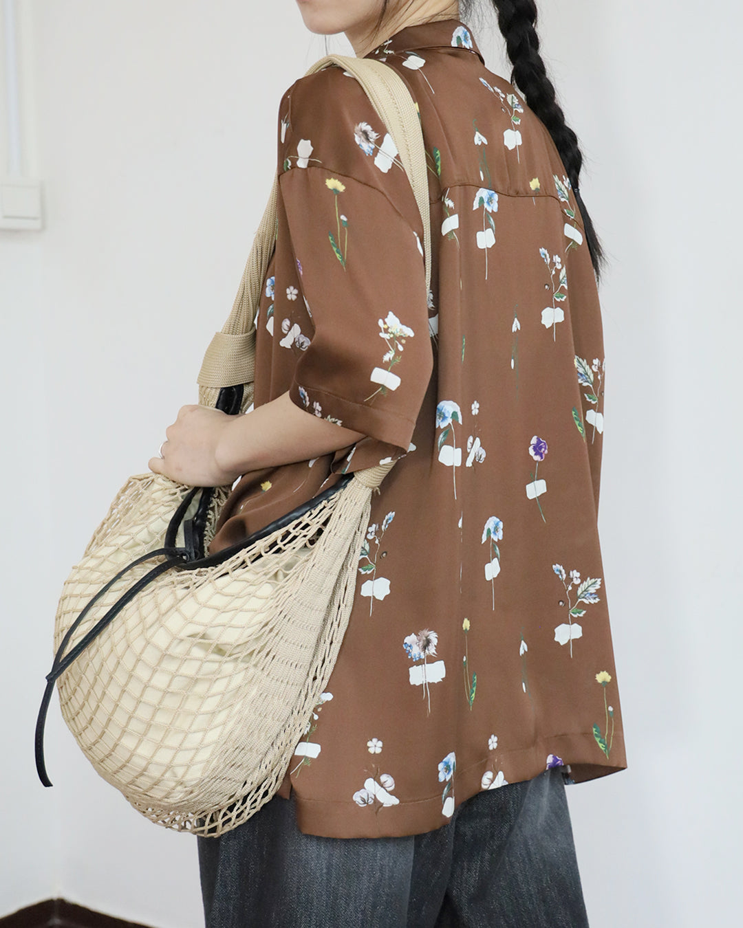 Silky Floral Shirt (2 colors)