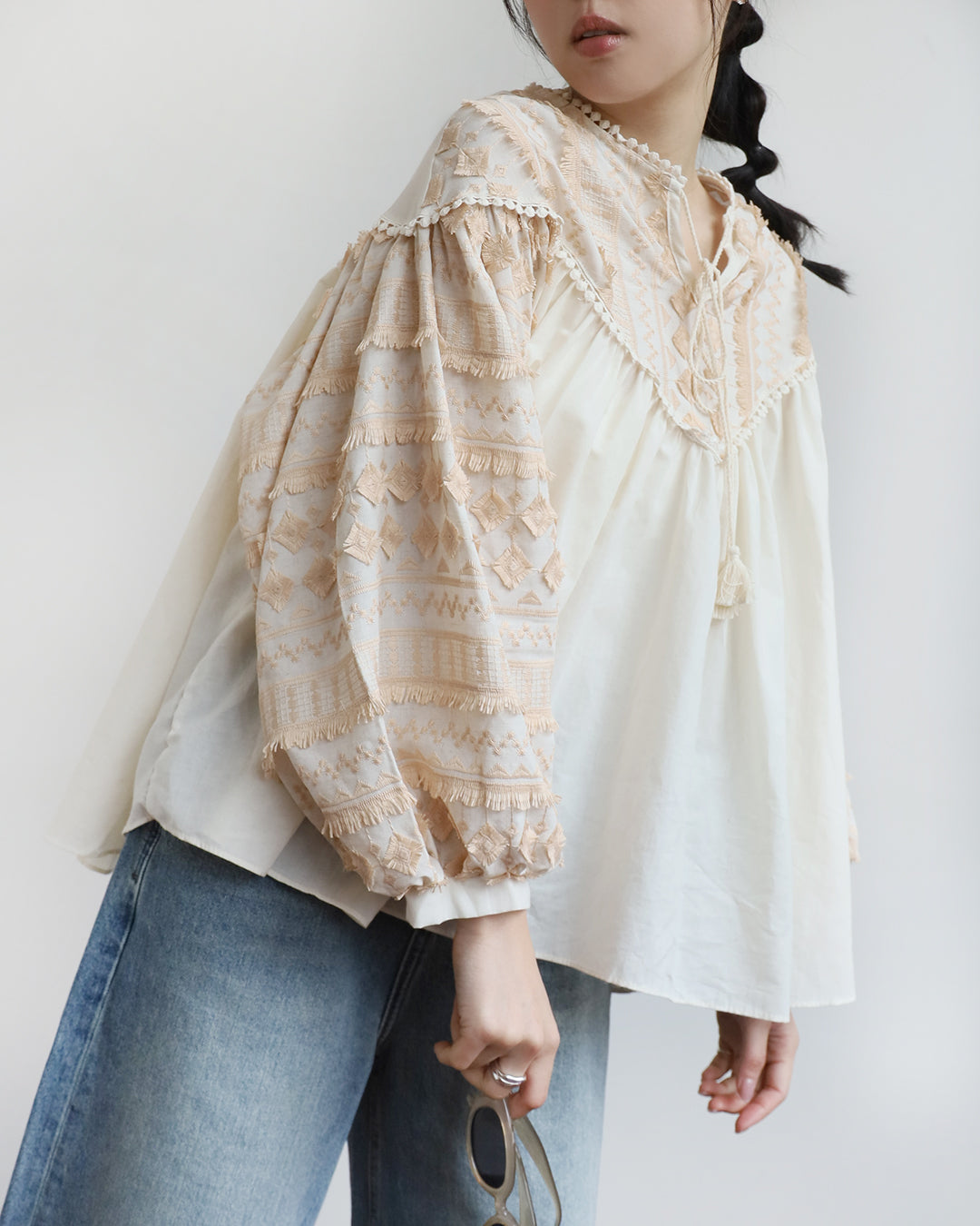 Embroidery Swing Top (2 color)