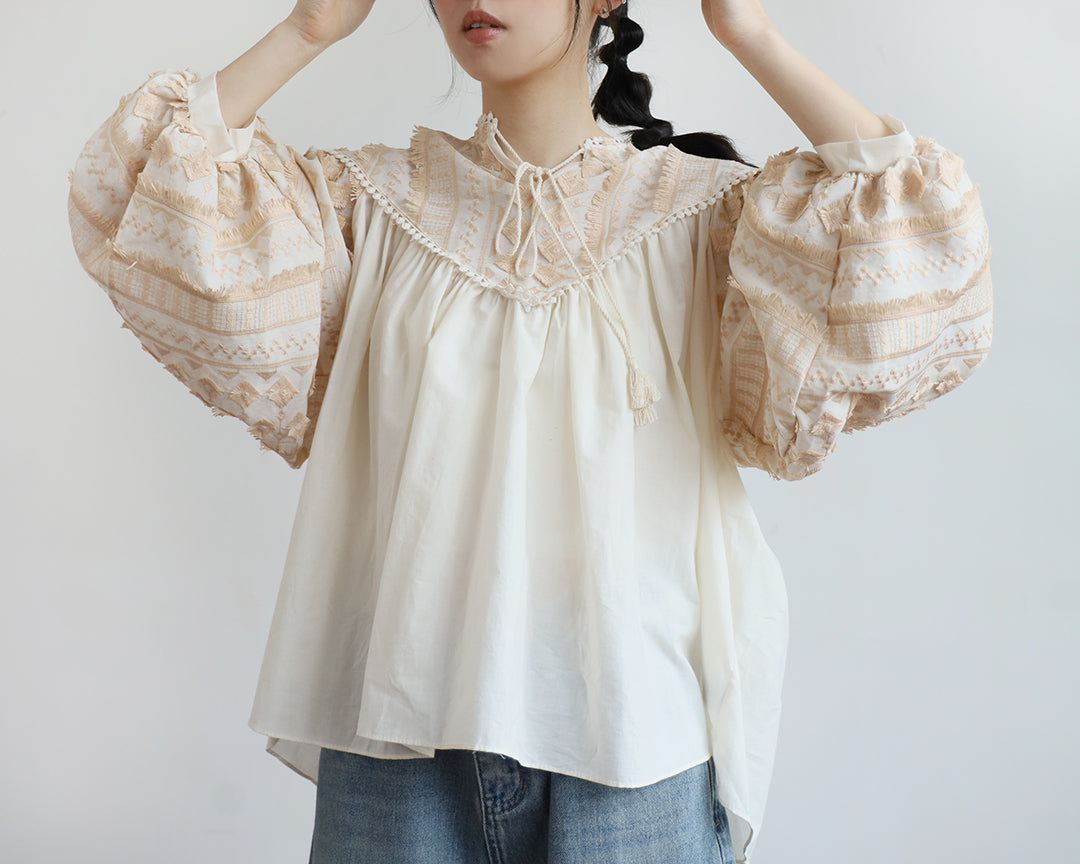 Embroidery Swing Top (2 color)