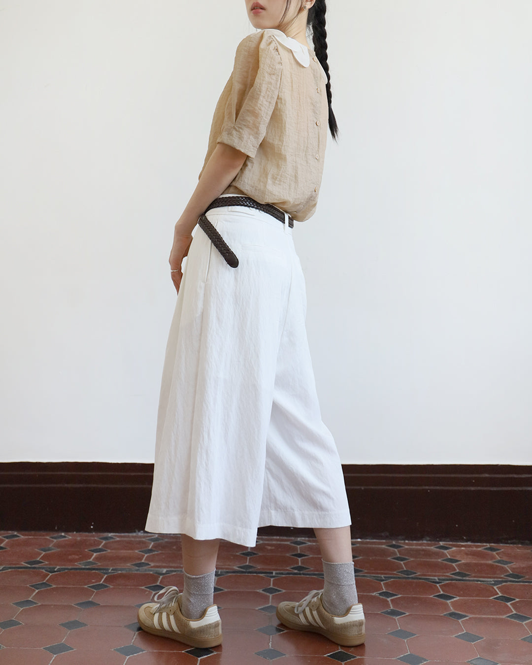 Pleated Culottes (2 colors | Size S-M)