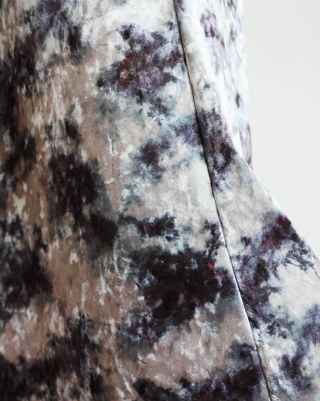 Marble Dye Velvet Skirt