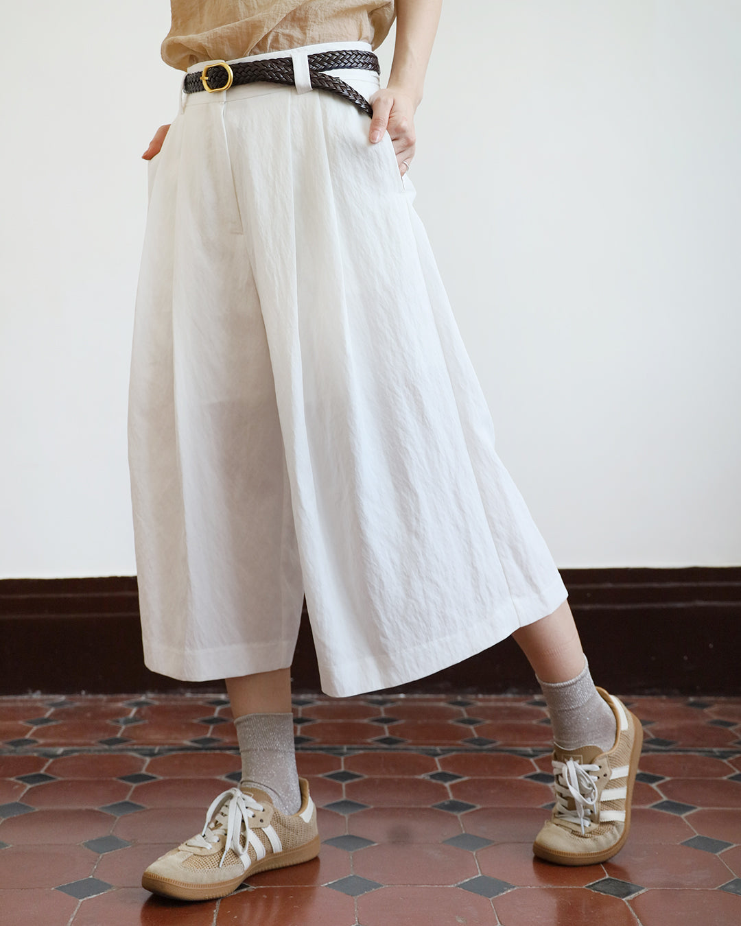 Pleated Culottes (2 colors | Size S-M)