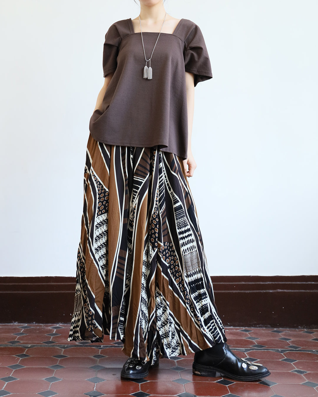 Square Collar Top (3 color)