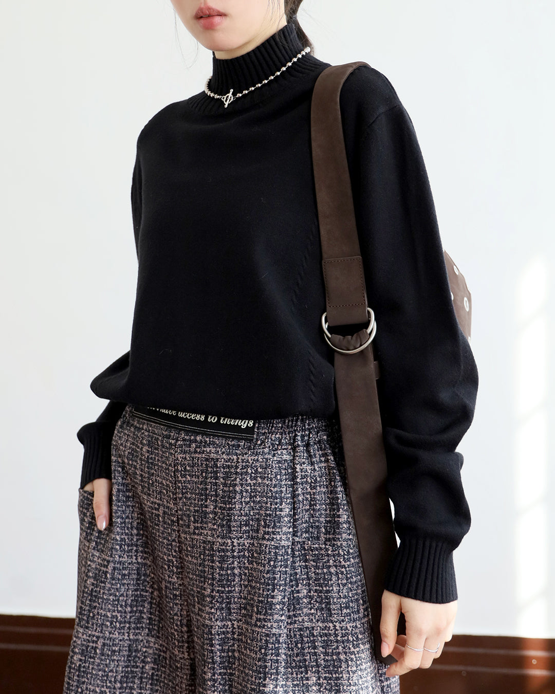 Ripped Hem Knit Top (4 colors)