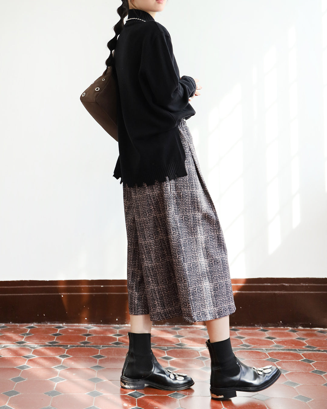 Ripped Hem Knit Top (4 colors)