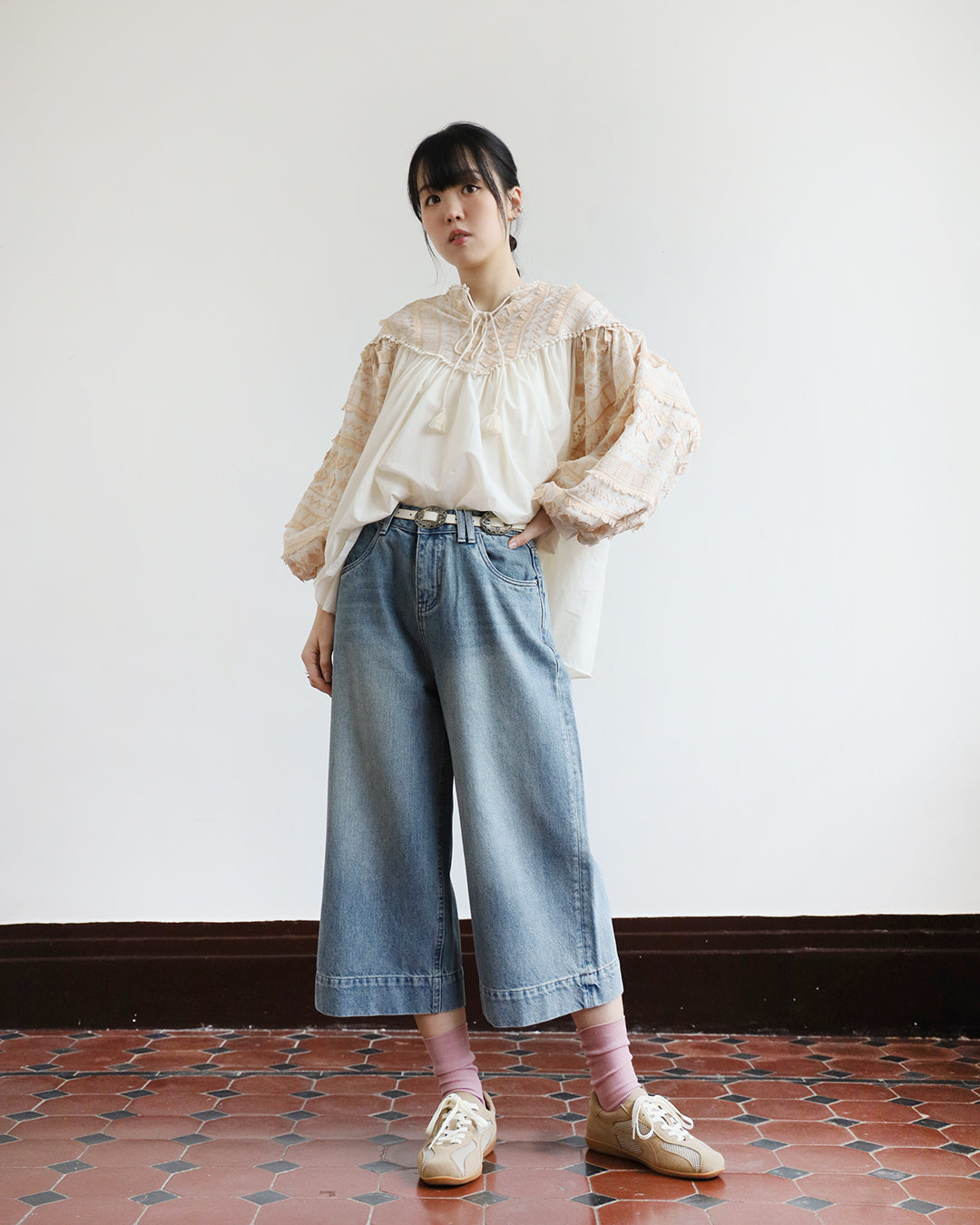 Embroidery Swing Top (2 color)