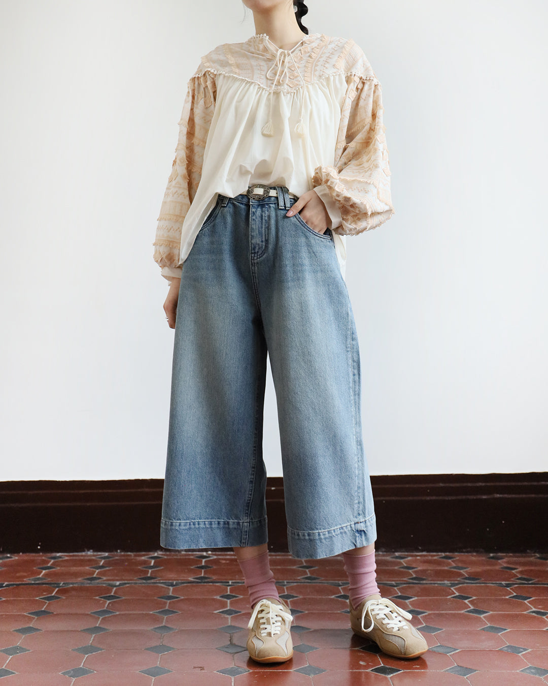Embroidery Swing Top (2 color)