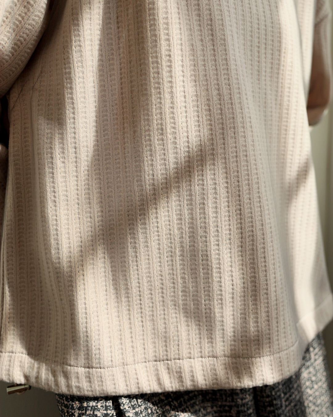 Mesh Layer Braided Knit Top (3 colors)