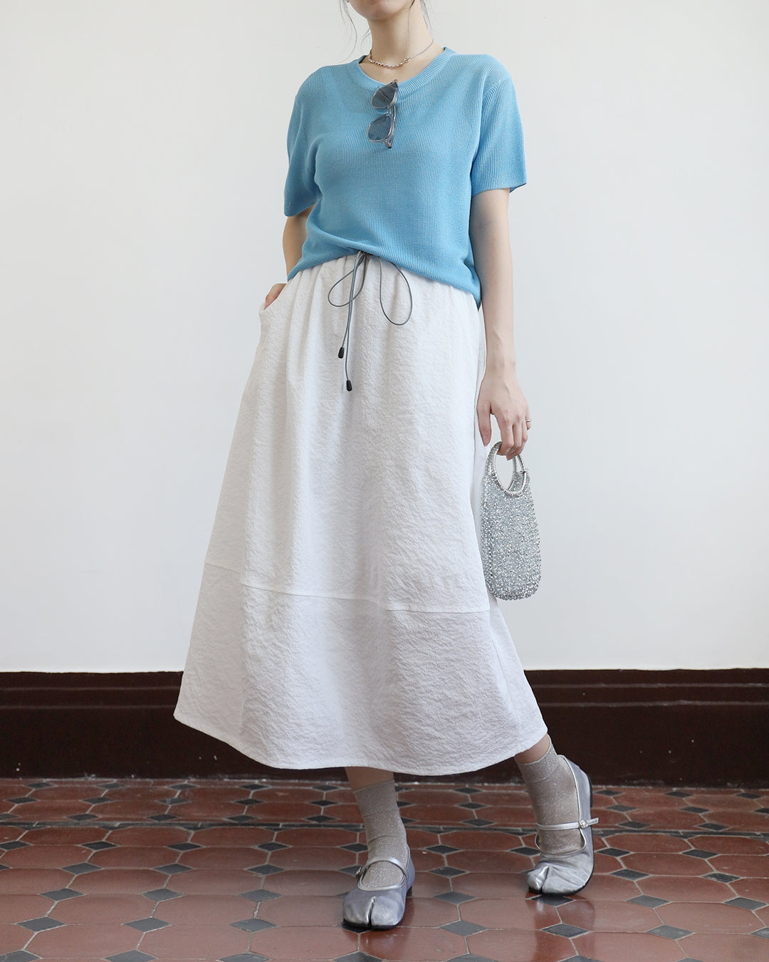 Crew Neck Summer Knit Top (3 colors)