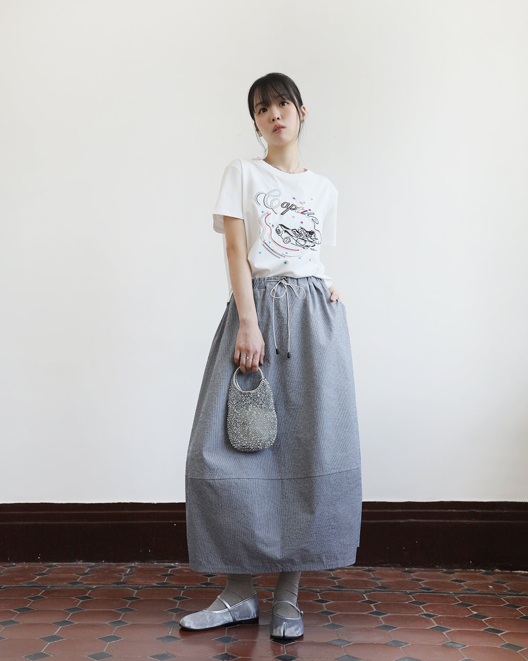 Motorcar Embroidery Tee (2 colors)