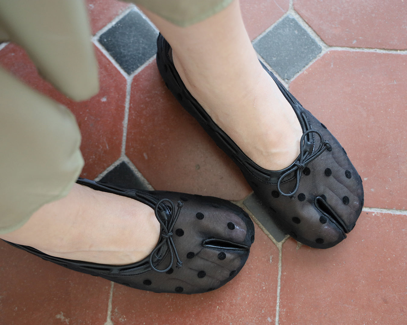 Sheer Dot Tabi (Size 35-40)