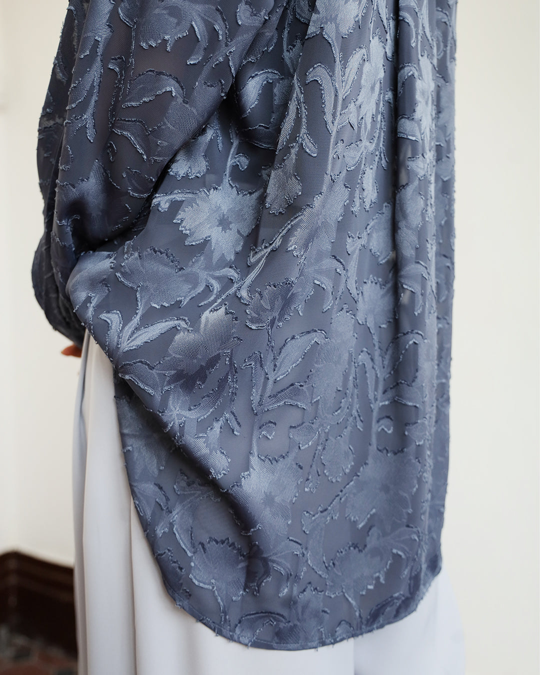 Japan Brand - Textured Silky Shirt (2-color)