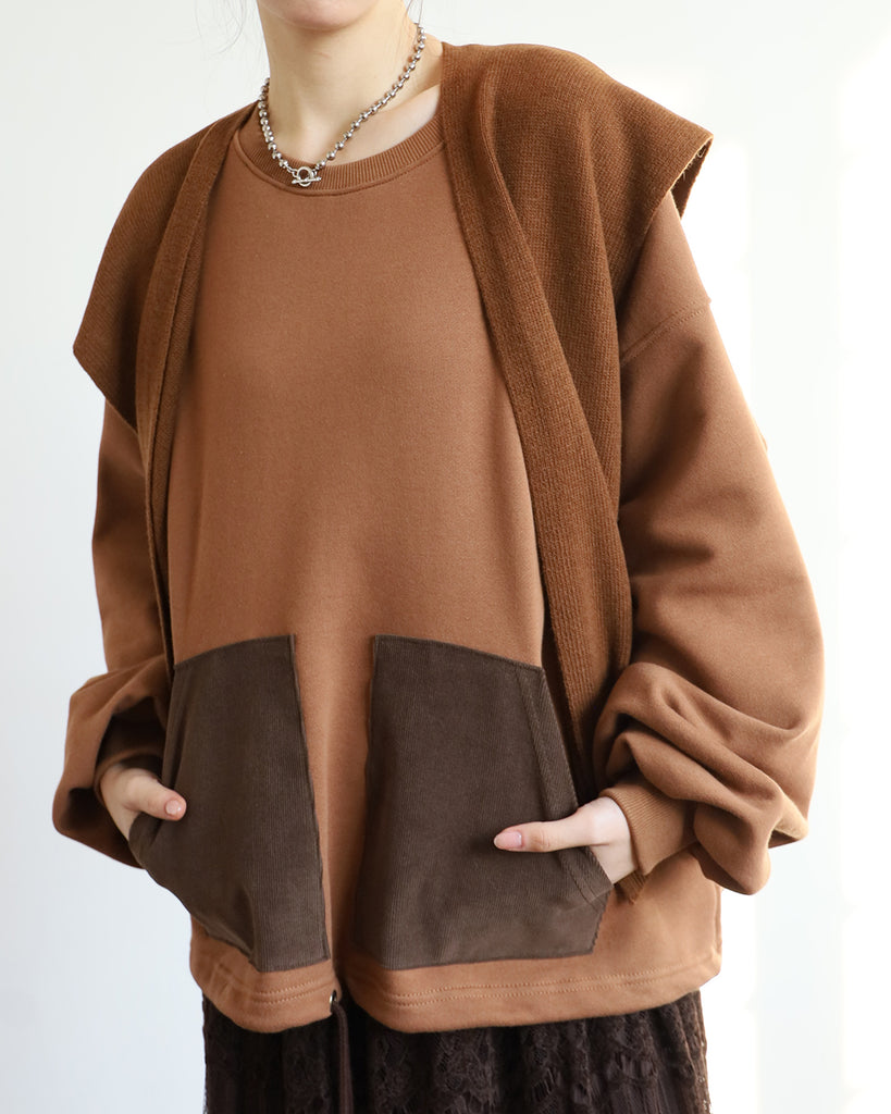 Front Pockets Sweatshirt (2 colors)