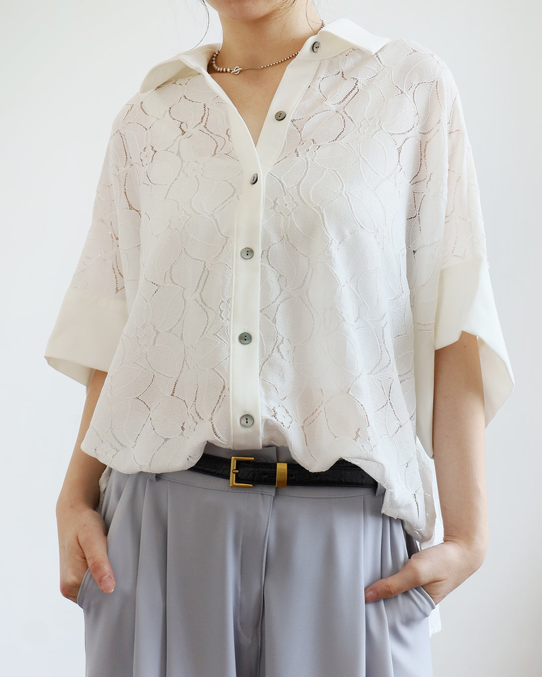 Japan Brand - Lace Swing Shirt (3-color)