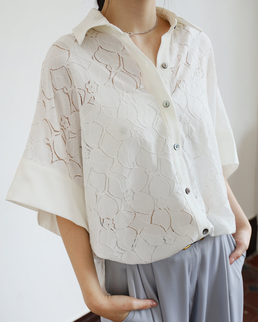 Japan Brand - Lace Swing Shirt (3-color)