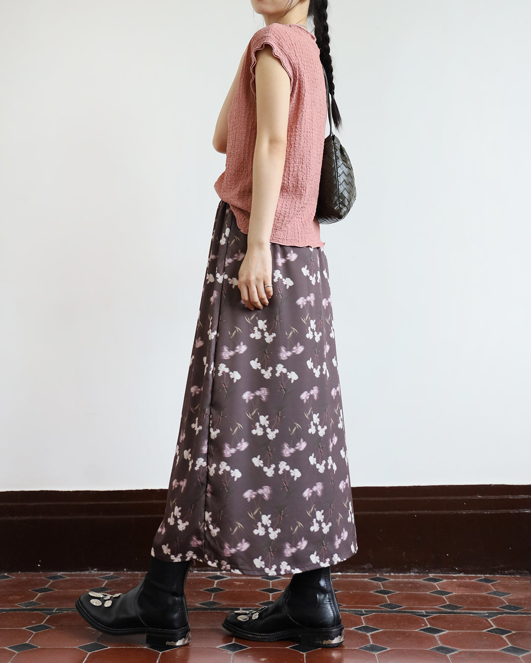 Floral Pencil Skirt (2 colors)