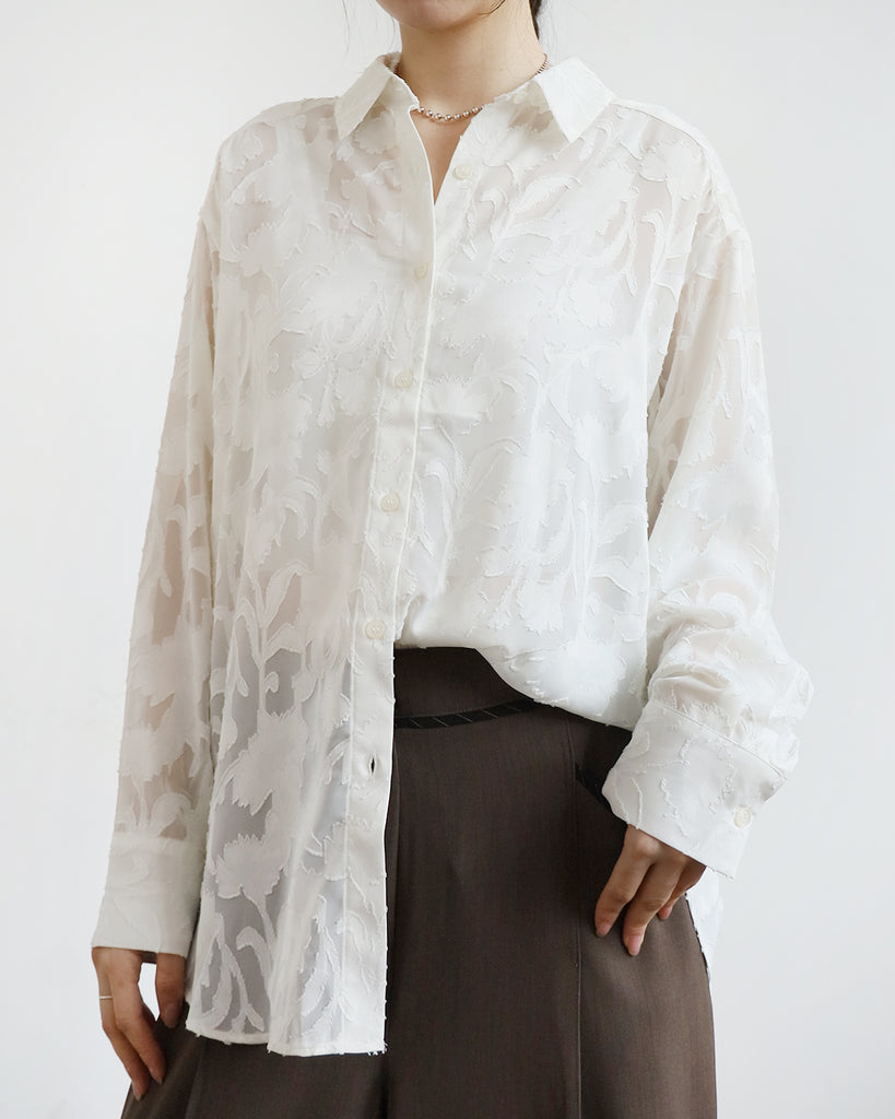 Japan Brand - Textured Silky Shirt (2-color)