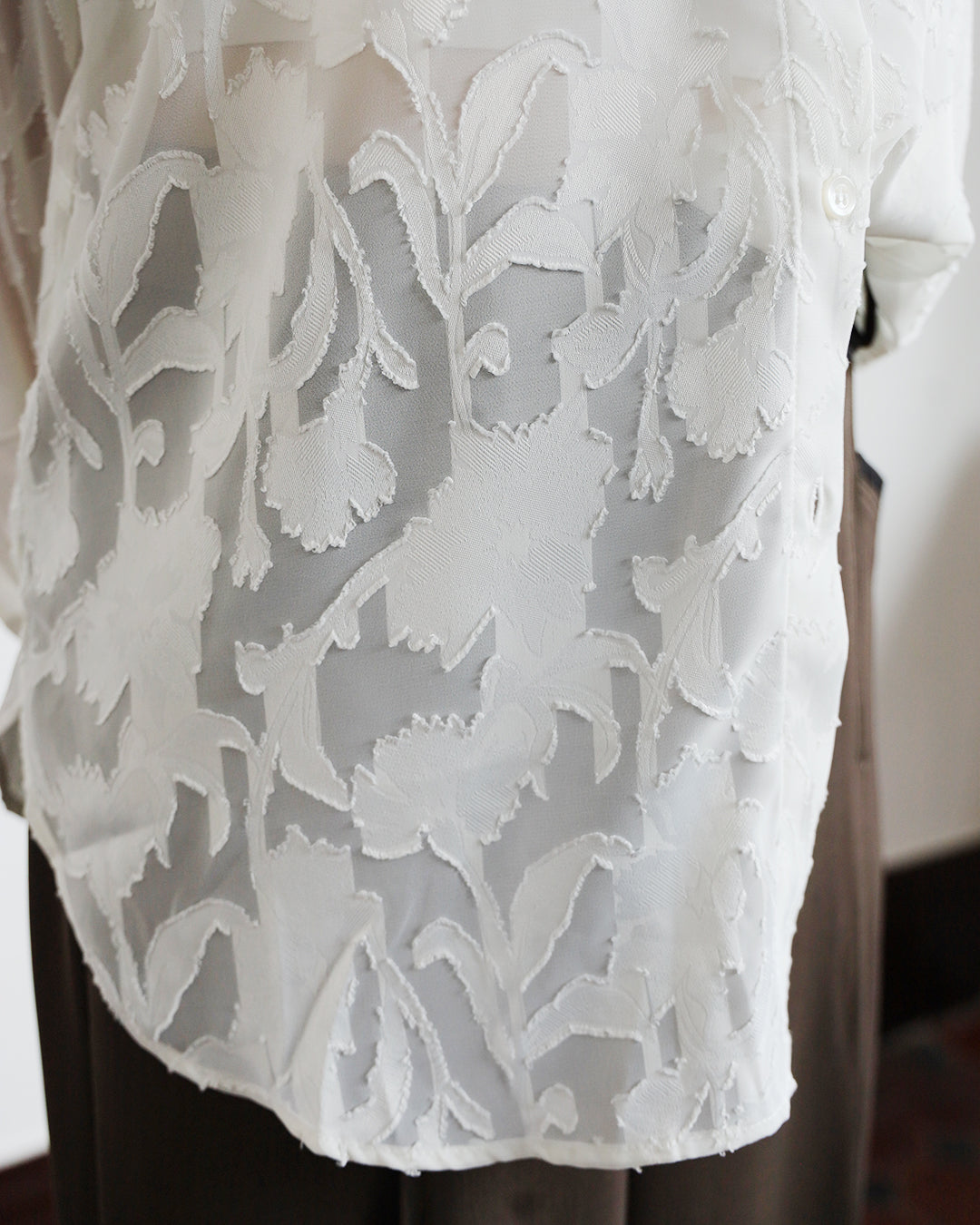 Japan Brand - Textured Silky Shirt (2-color)