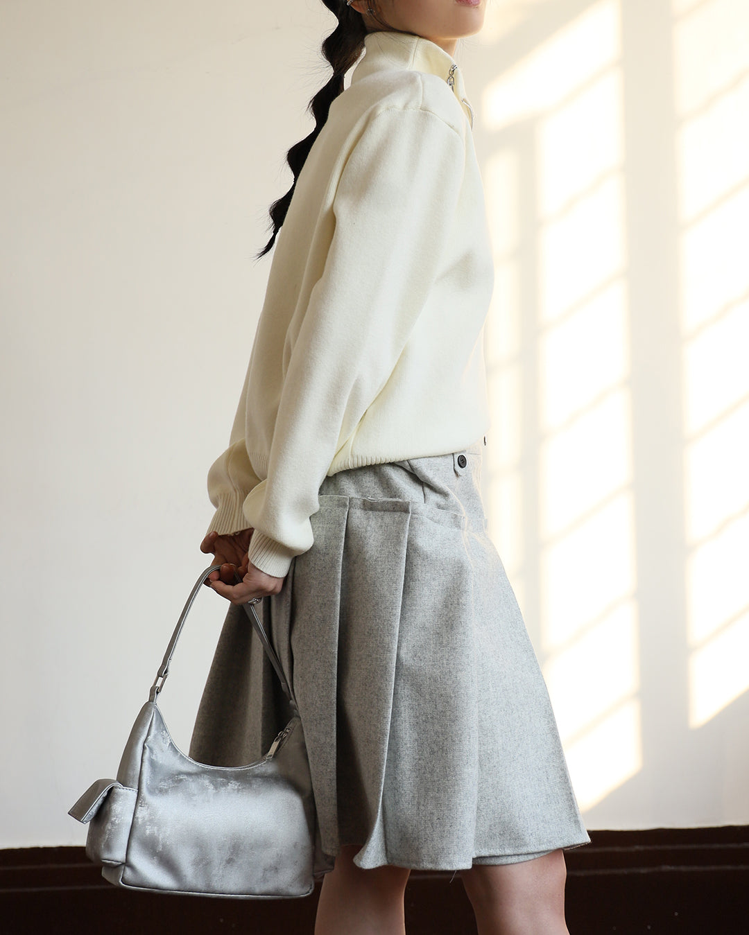 Double Zips Cardigan (2 colors)