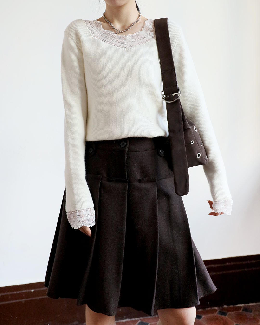 Lace Trimmed Top (3 colors)