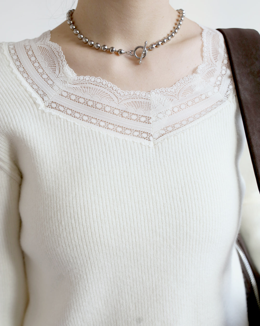 Lace Trimmed Top (3 colors)