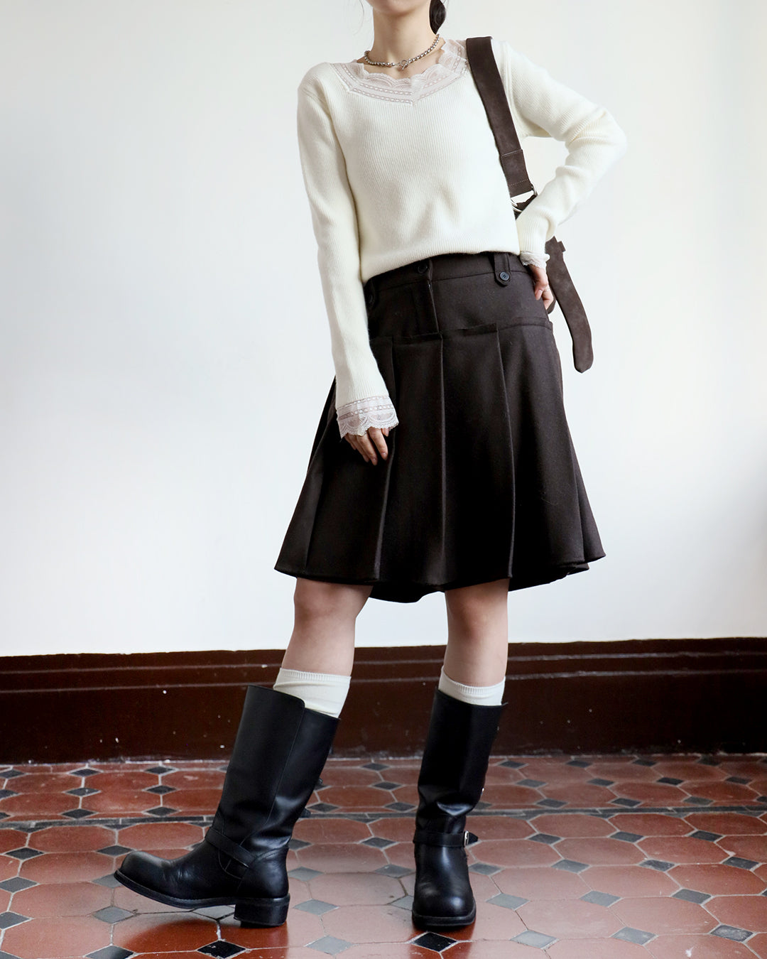 Lace Trimmed Top (3 colors)