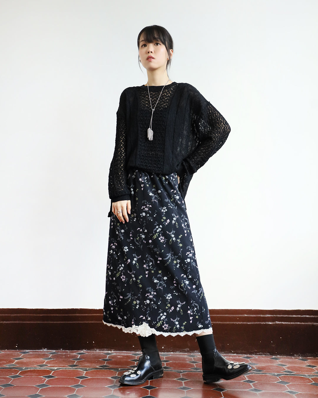 Side Split Knitted Top (2 color)