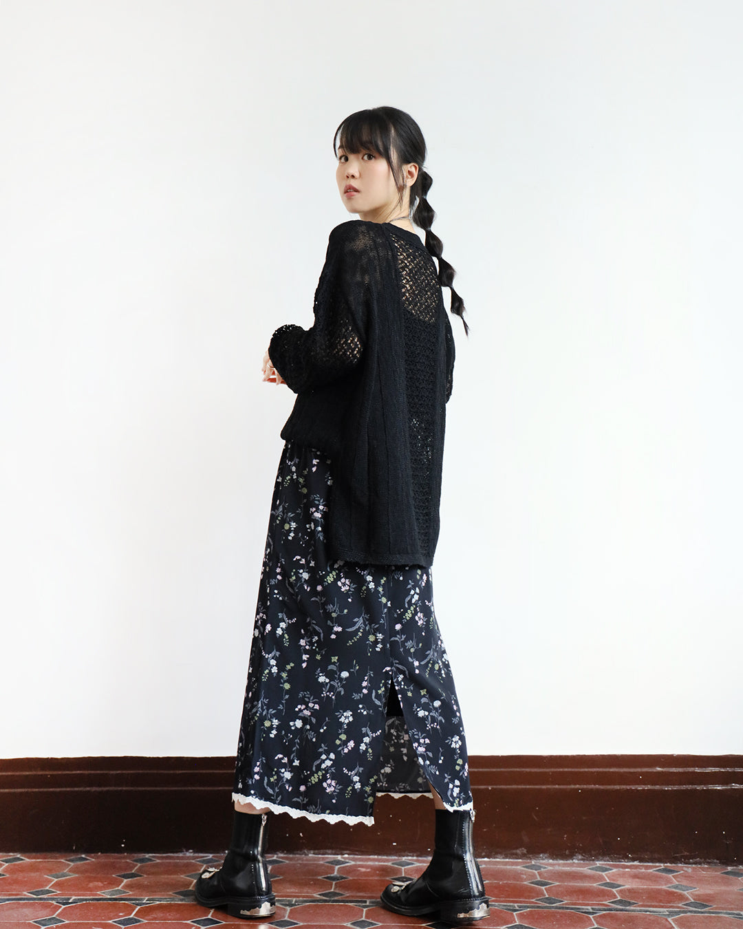Side Split Knitted Top (2 color)